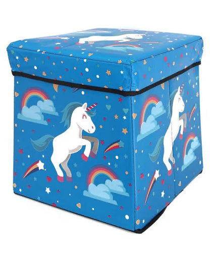 Unicorn Foldable Storage Stool/Kid's Organiser Box