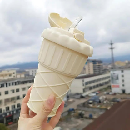 Cute Ice-Cream Sipper Bottle