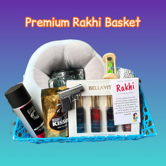 Premium Gift Basket for Brother/Rakhi Gift