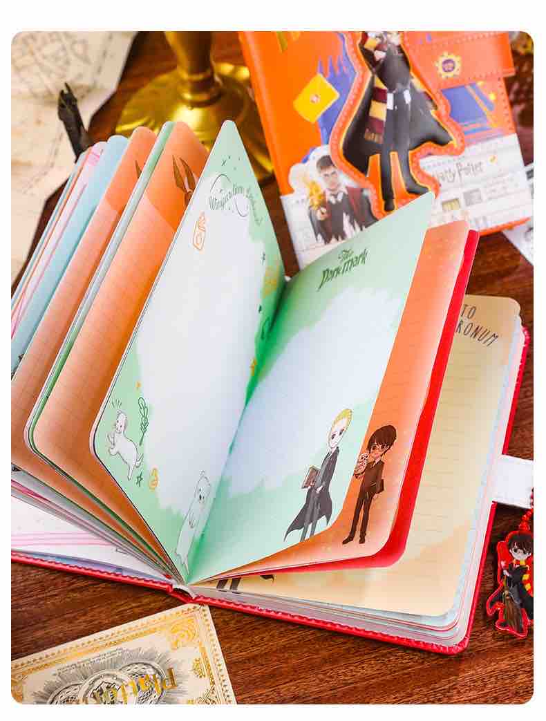 Harry Potter Hardbound Magnetic A5 Diary with Three Dimensional Title Page