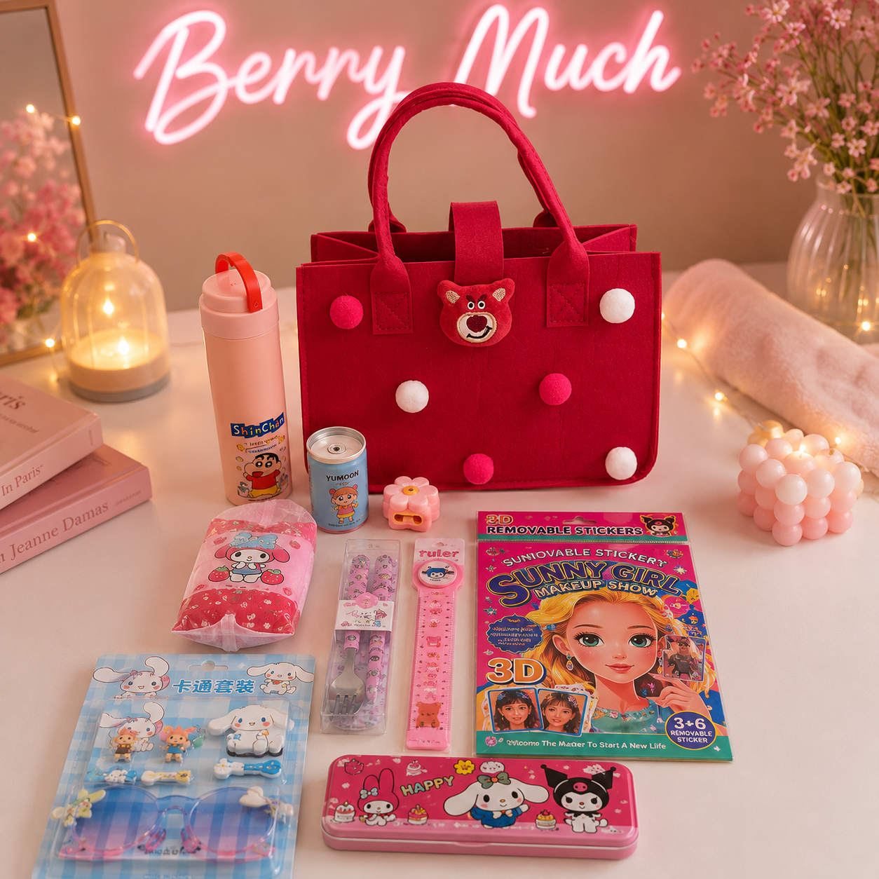 Pom-Pom Gift Bag Hamper | Rakhi Gift for Sister