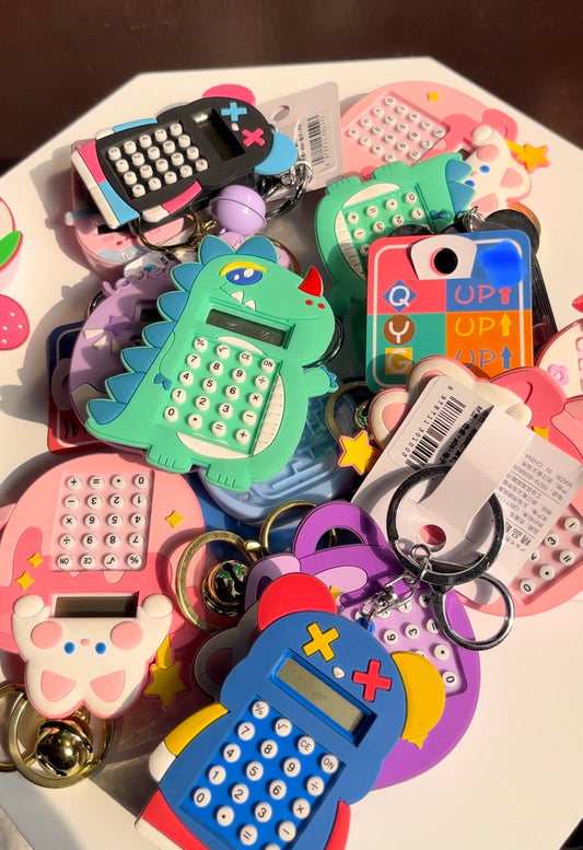 Cute Calculator Keychain (with Game)