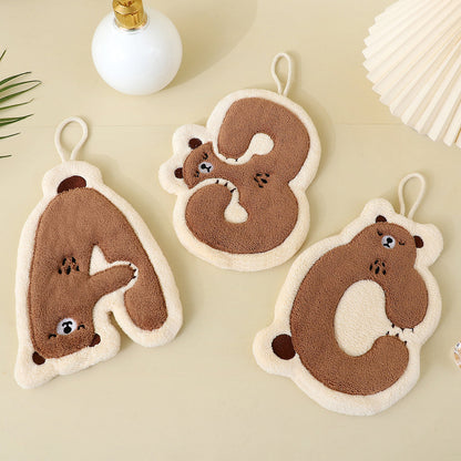 Kawaii Bear Hand Towel
