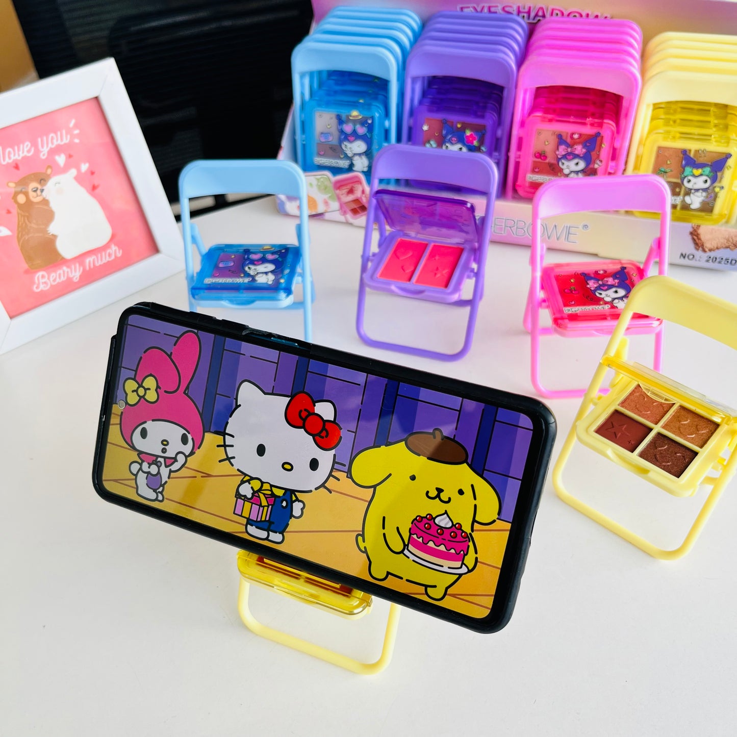 Mini Chair Blush Pallete with Phone Stand