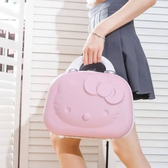 Hello Kitty Mini Vanity Bag/Travel Luggage Suitcase