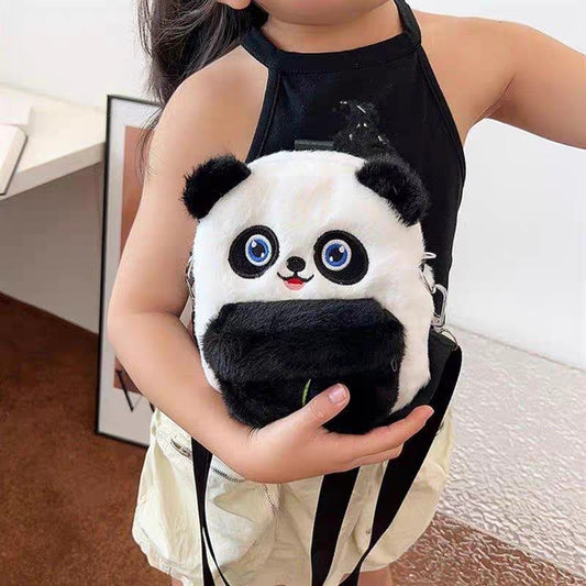 Cute Panda Furr Bagpack