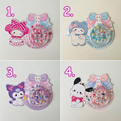 Sanrio Kid’s Nails & Bracelet Set