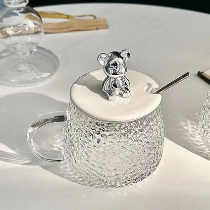 Teddy Glass Coffee Mug