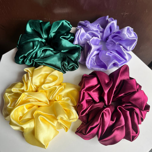 XL Satin Scrunchies - Set of 3