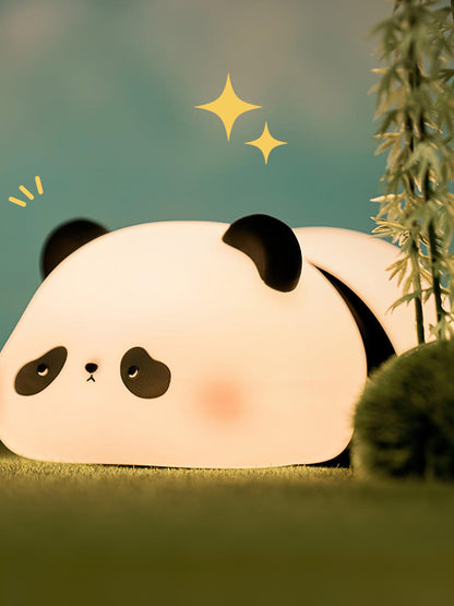 Lonely Color Changing Panda Silicone Lamp