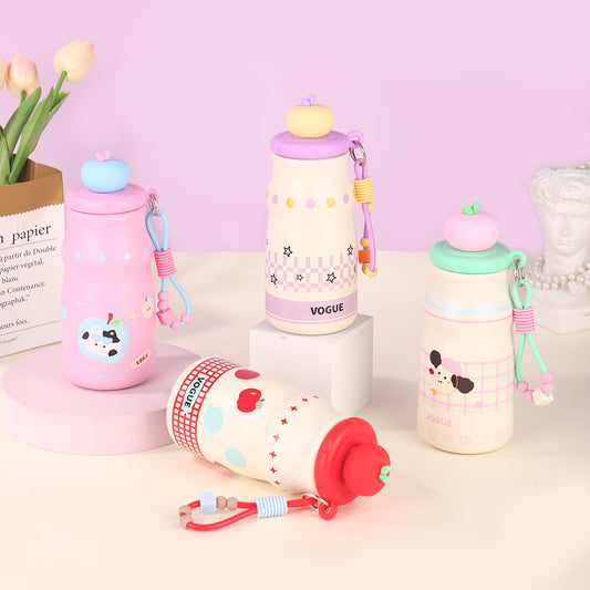 Cute Fruit Insulated Steel Bottle - 500 ml | Premium Range