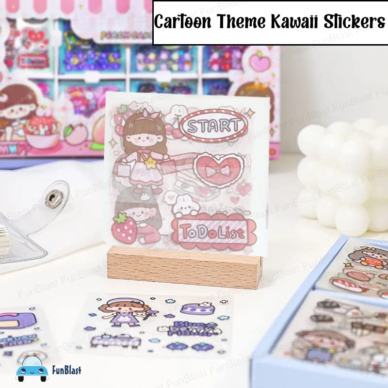 Cute Kawaii Stickers Pack|200 Pcs of Cute Washi Stickers for Journaling/Decorating/DIY