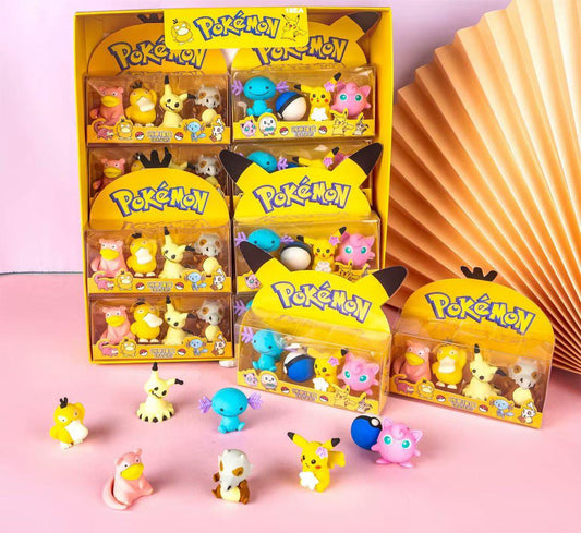 Pokemon Erasers Pack - 4 Pcs