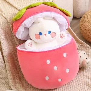 Strawberry Bunny Plushie/Soft Toy