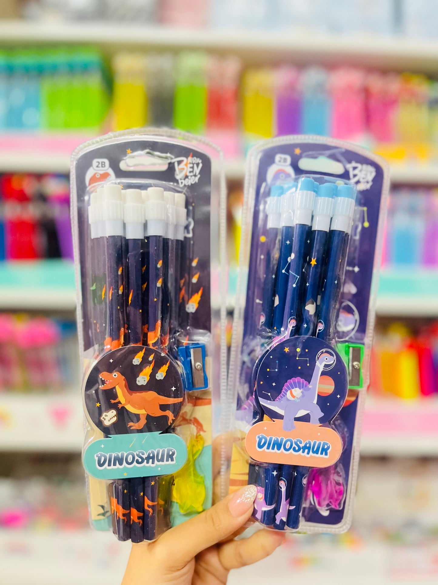 Dinosaur Theme Pencils Set