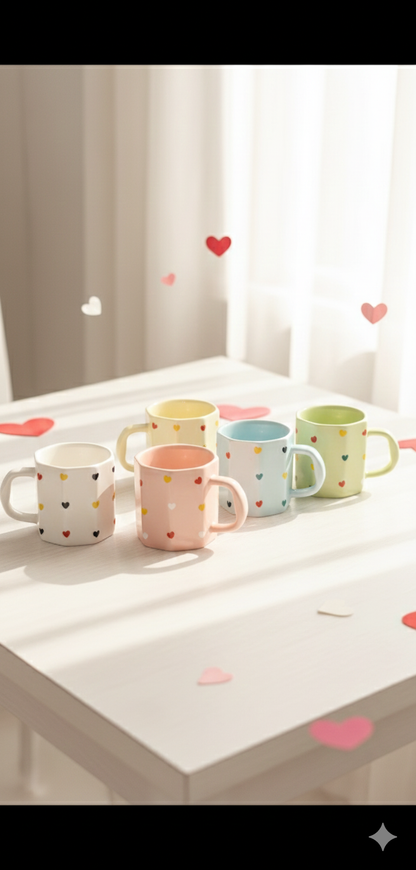 Pinteresty Heart Mini Ceramic Mug