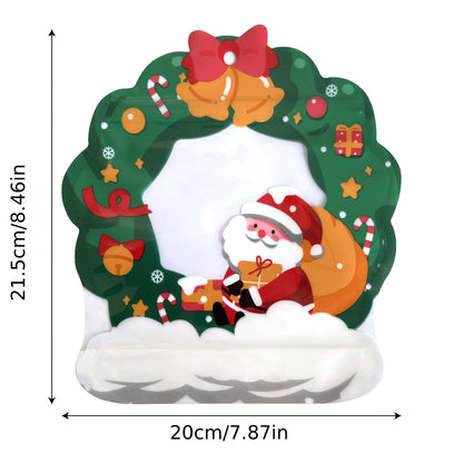 Christmas Ziplock Pouches | Gift Pouches - Set of 2 Pcs