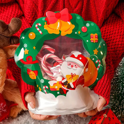 Christmas Ziplock Pouches | Gift Pouches - Set of 2 Pcs