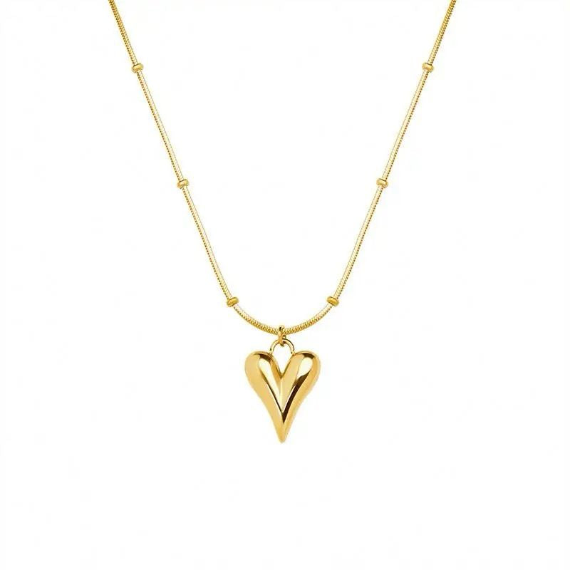 Anti-Tarnish Heart Necklace