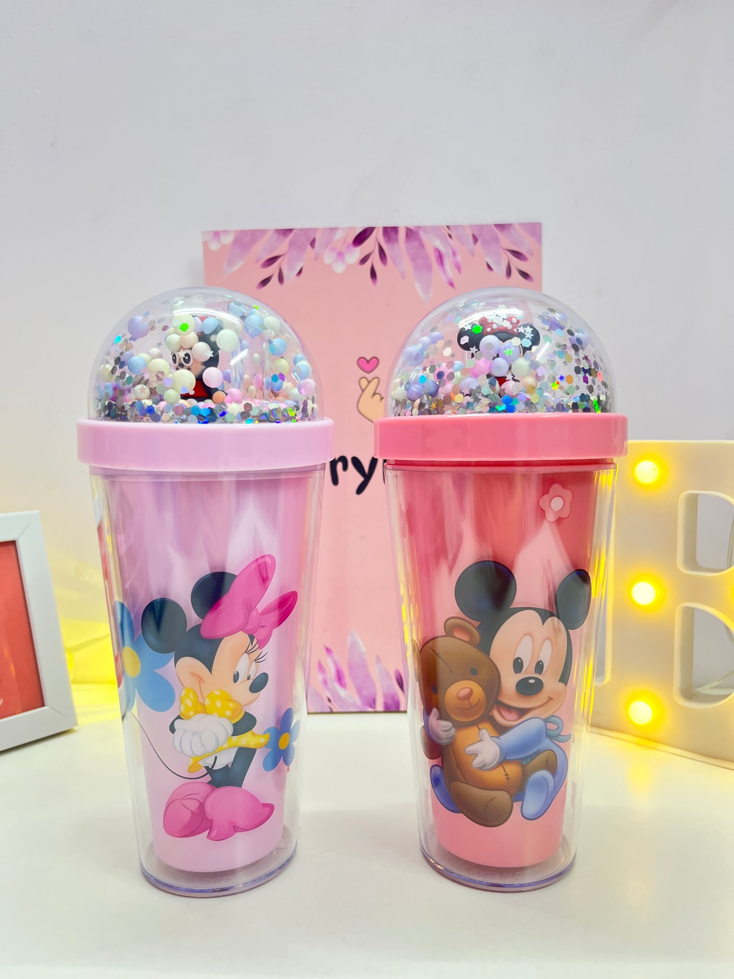 Cute Disney Sipper With Straw