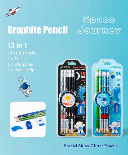 Astronaut Pencils Set