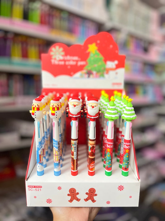 Merry Christmas Three Color Pen