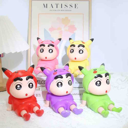 Shinchan Phone Stand-Pokemon Edition | BUY 1 Get 1 FREE | Cute Decor Figure