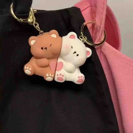 Pookie Bear Magnetic Keychains - Set of 2 Keychains