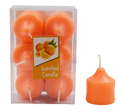 Scented Tea-Light Wax Candles- Set Of 6 Pcs