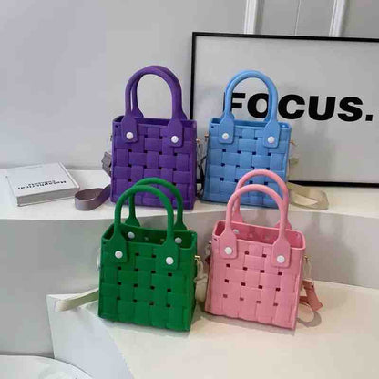 Stylish Silicone Bags with 5 Pcs Detachable Charms