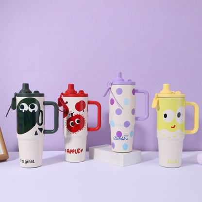 Quirky Steel Tumbler (900 ml)