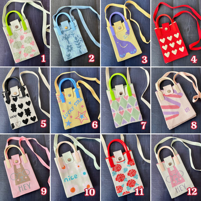 Korean Mobile Sling Bag- Quirky