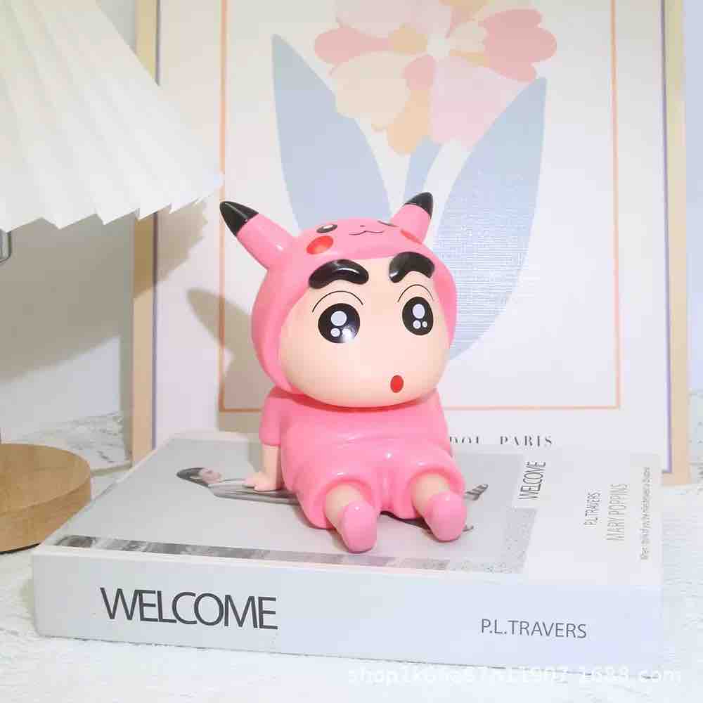 Shinchan Phone Stand-Pokemon Edition | BUY 1 Get 1 FREE | Cute Decor Figure