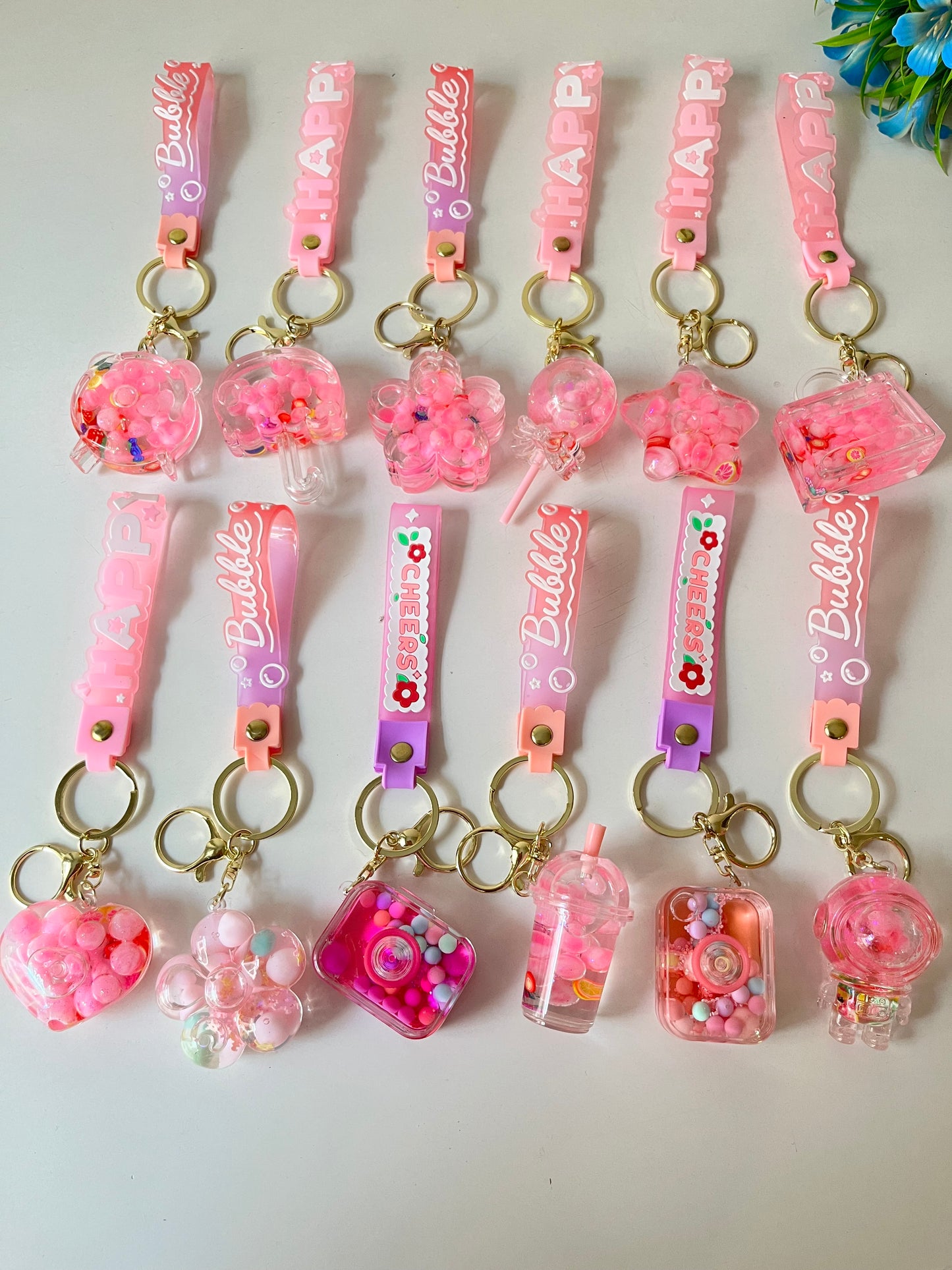 Pink Floating Water keychain | Buy 1 & Get 1 FREE