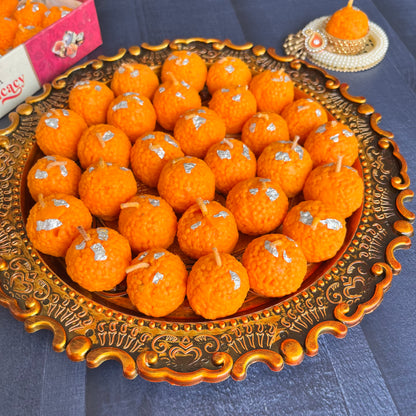 Laddoo Candles (Set of 12 Pcs Loose)