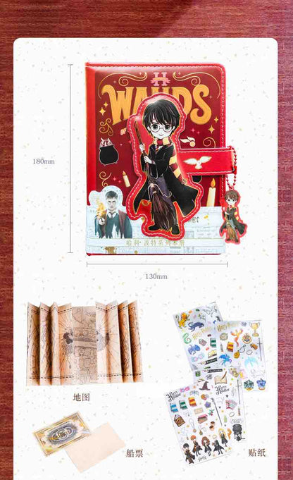 Harry Potter Hardbound Magnetic A5 Diary with Three Dimensional Title Page
