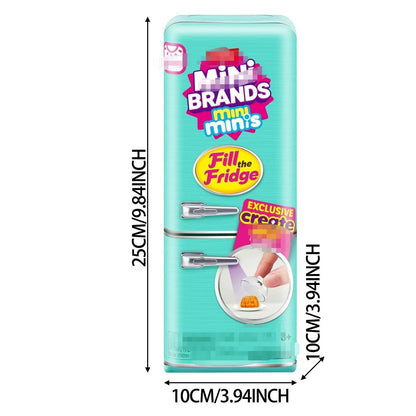 Mini Brands Fill the Fridge DIY Playset | Cute Miniature Decor