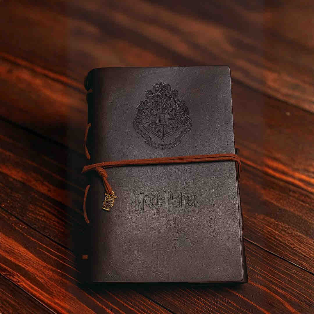 Harry Potter Leather Premium Diary with Bookmark