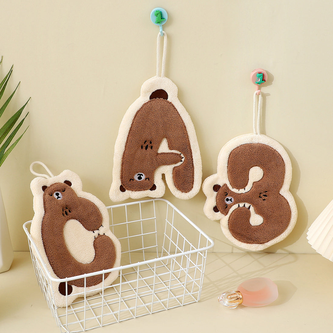 Kawaii Bear Hand Towel