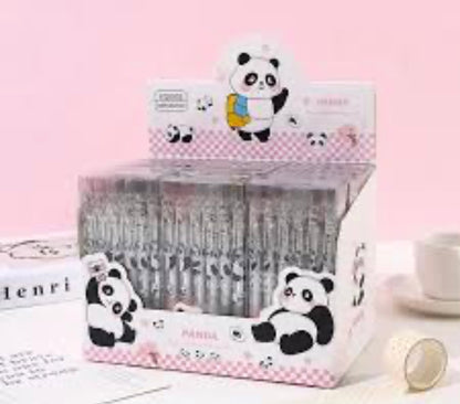 Cute Panda Gel Pens Set-0.5 mm (12 Pcs)