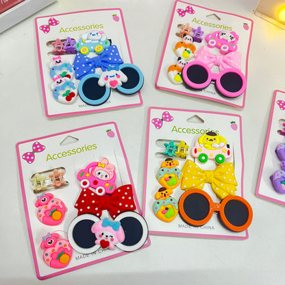 Cute Kids Hair Accessories Card