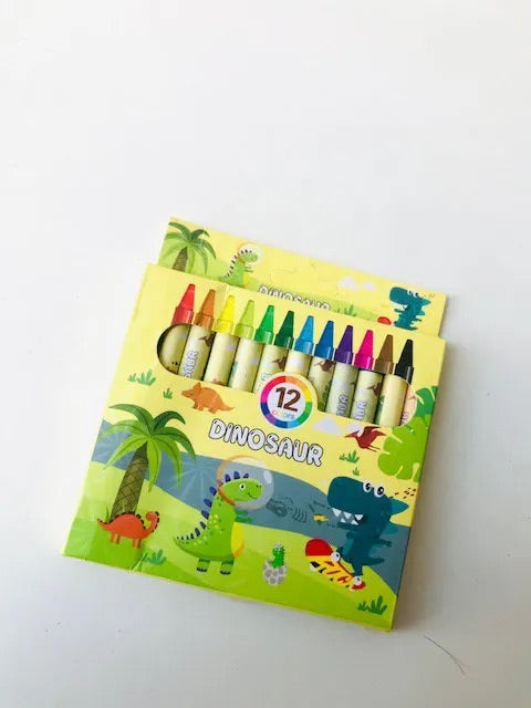 Dinosaur Theme Crayons Set