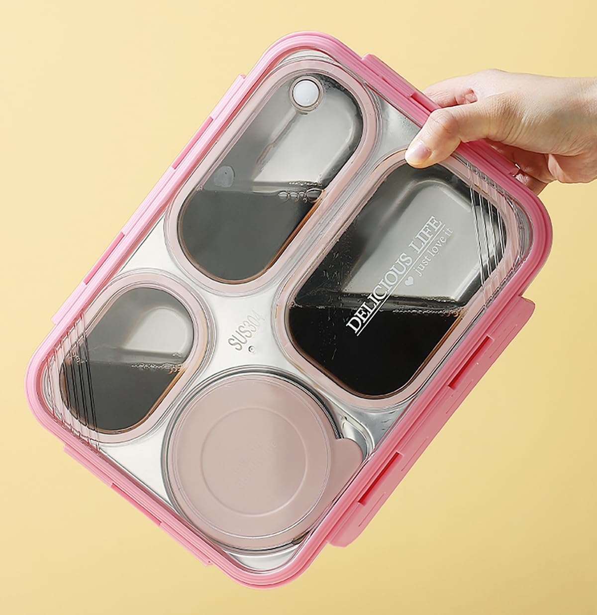 Individual Seal Stainless Steel Lunch Boxes