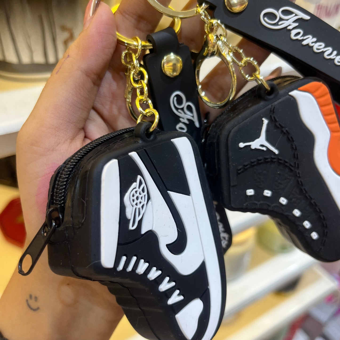 Nike Jordan Silicon Pouch Keychain