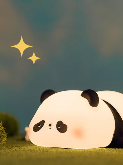 Lonely Color Changing Panda Silicone Lamp