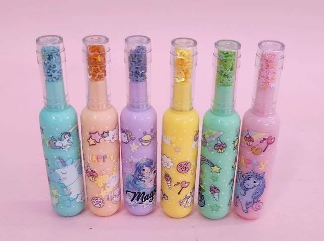 Unicorn Bottle Highlighter (Set of 6 Pcs)