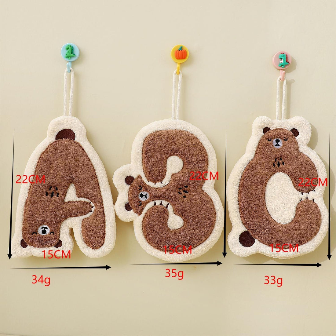 Kawaii Bear Hand Towel