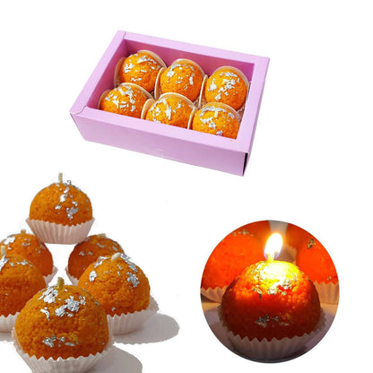 Laddoo Candles Set (Box of 6 pcs)