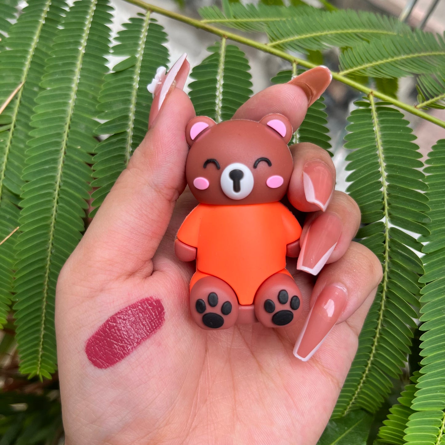 Cute Teddy Bear Lipstick