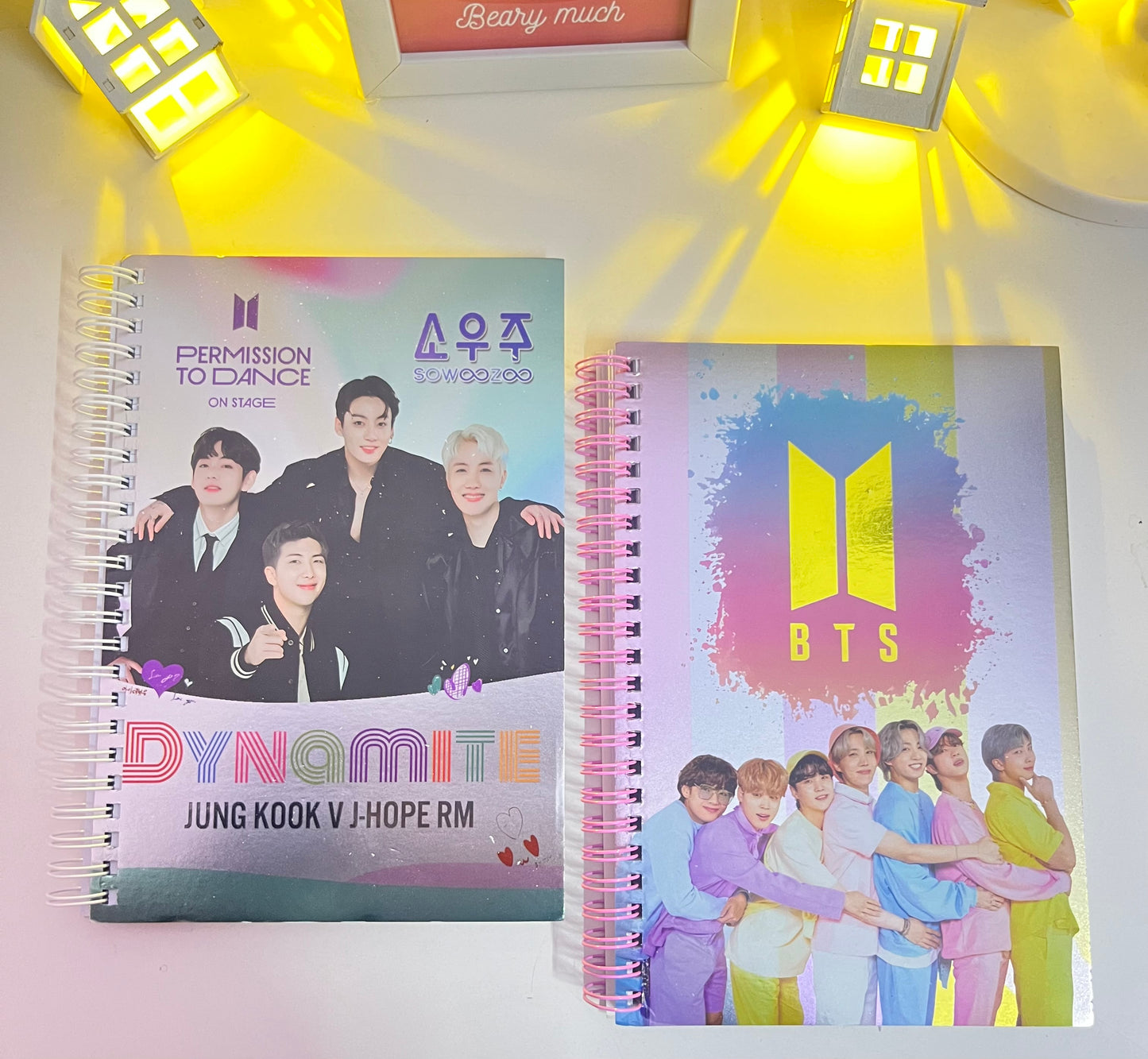 BTS Holographic Spiral Diary